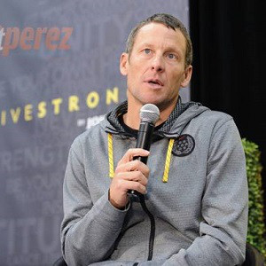 Athlete Lance Armstrong